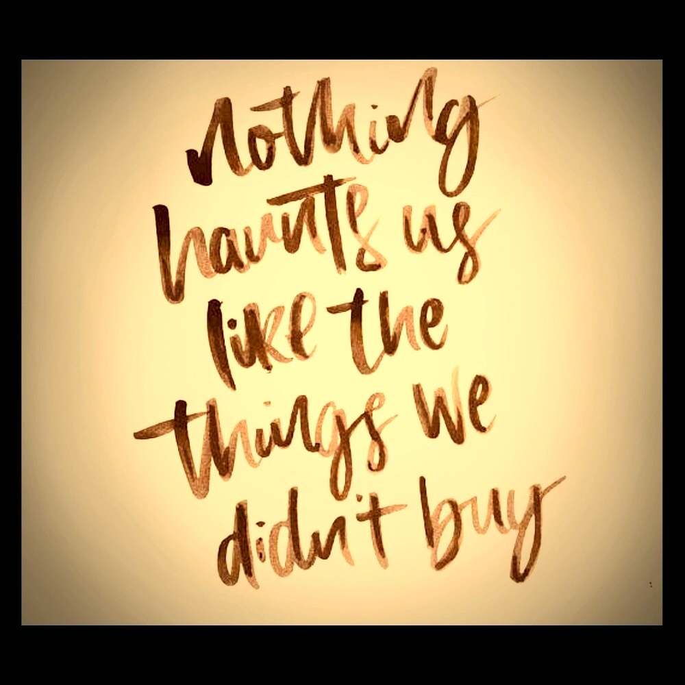 If You Can’t Stop Thinking About It Buy It